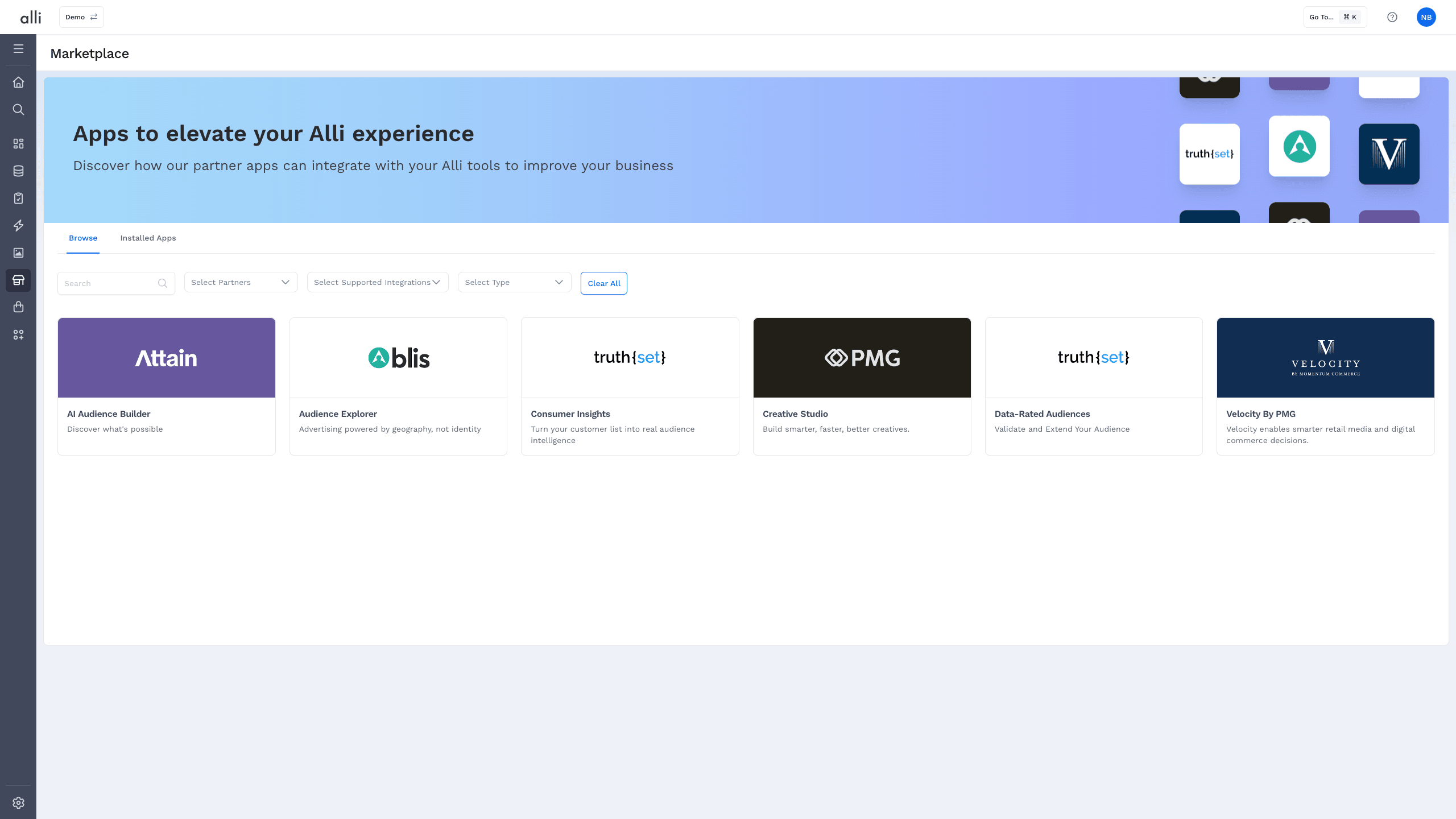 Alli Marketplace