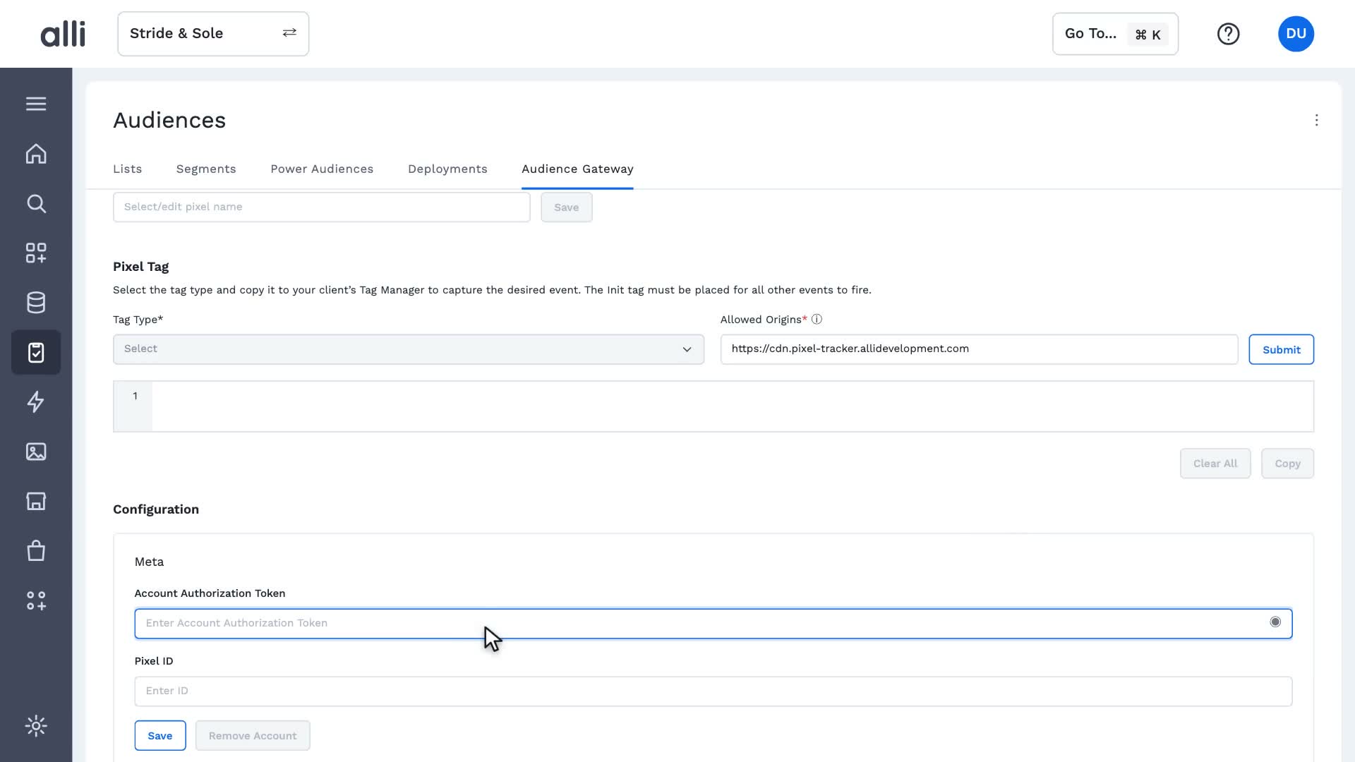 Unified CAPI management in Alli Audience Gateway: a frame from the video