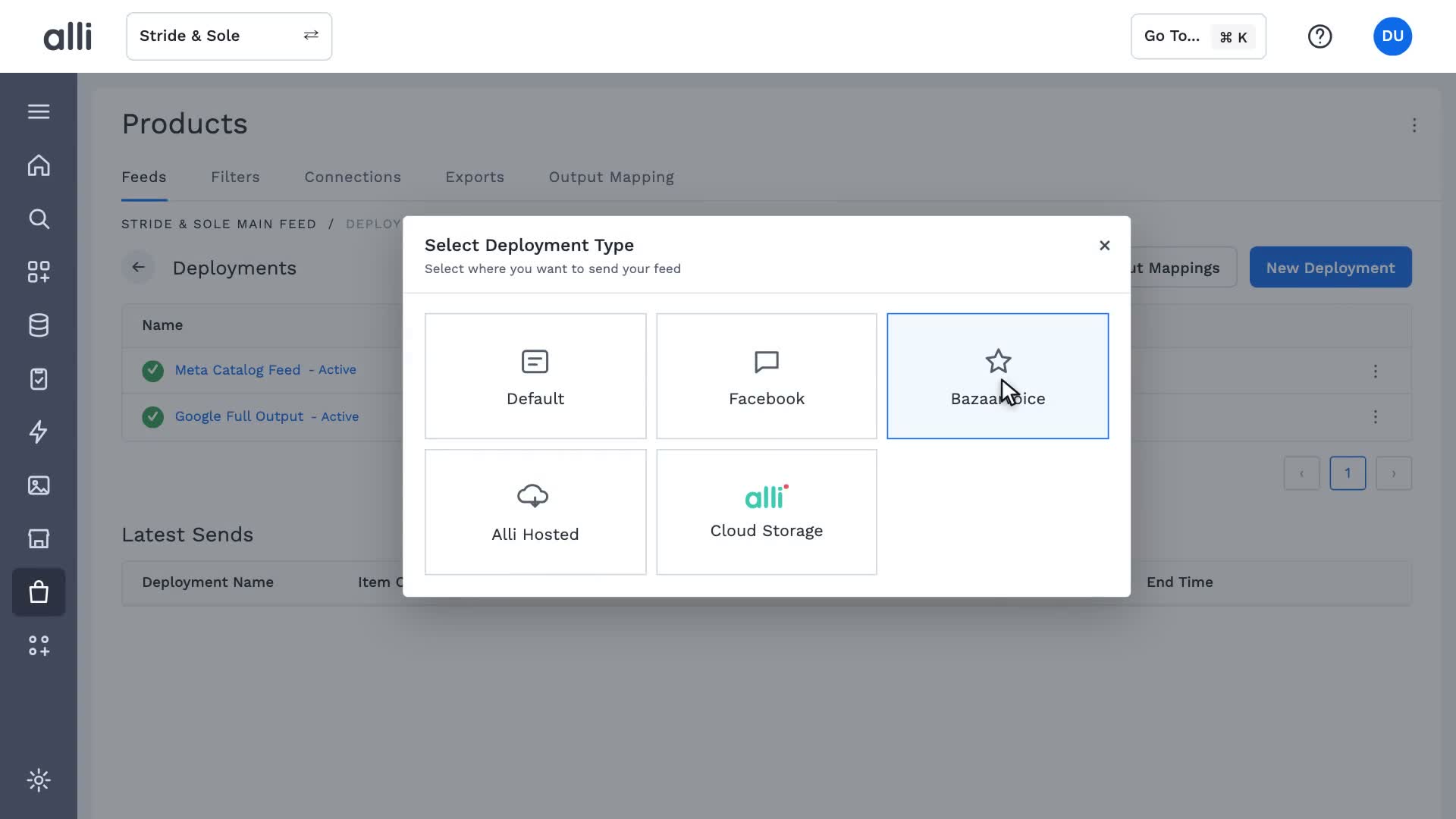 Deployments in Alli Product Feed Management: a frame from the video