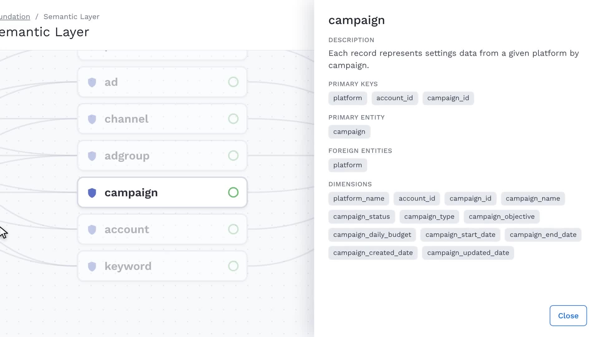 Alli Semantic Layer in action: a frame from the video